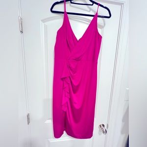 Eliza J Cocktail Descending Ruffle Dress.